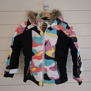 Spyder Multicolor Kids Two Piece Ski Suit